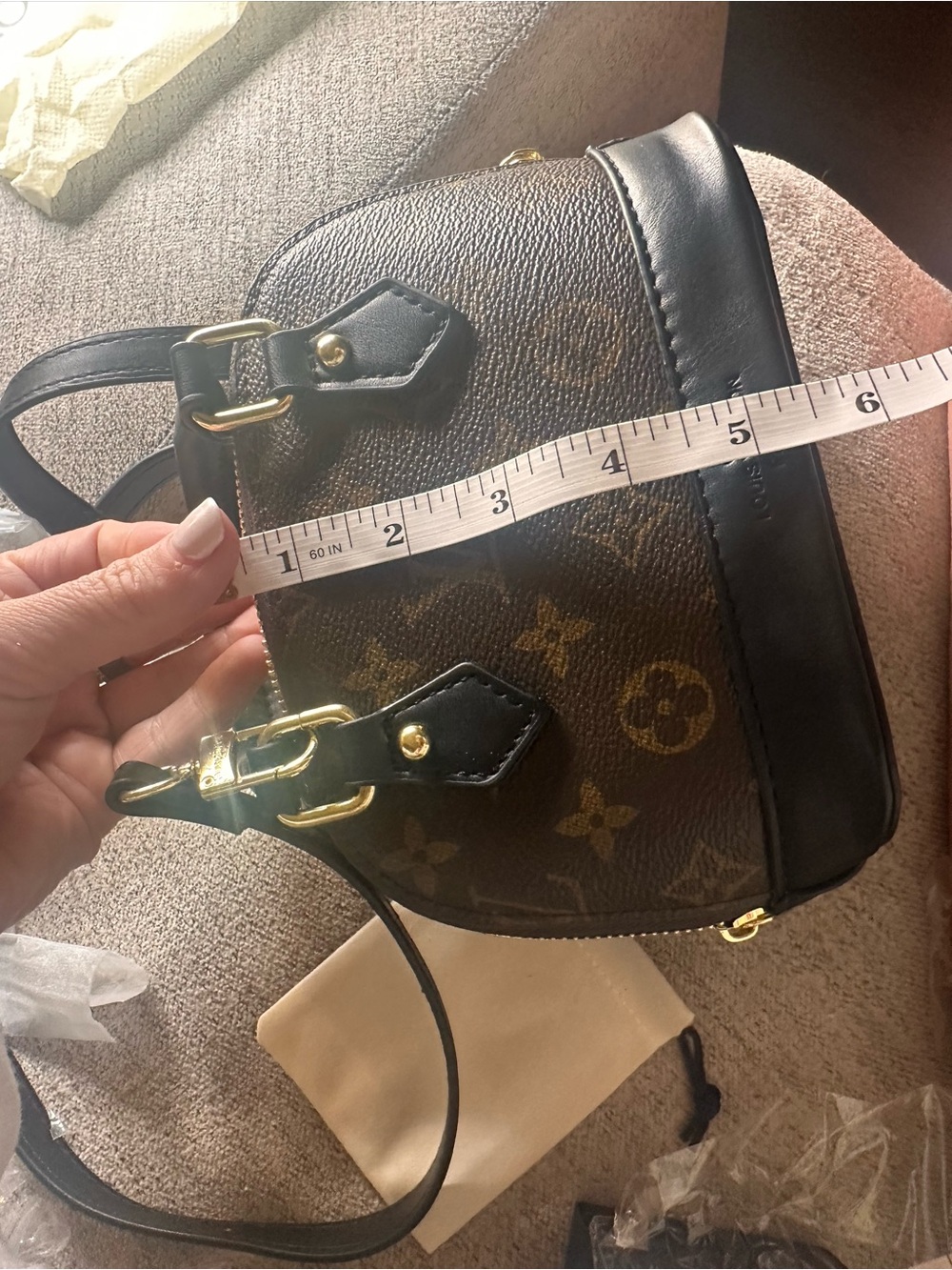 Mini monogram crossbody - Picture 9 of 11